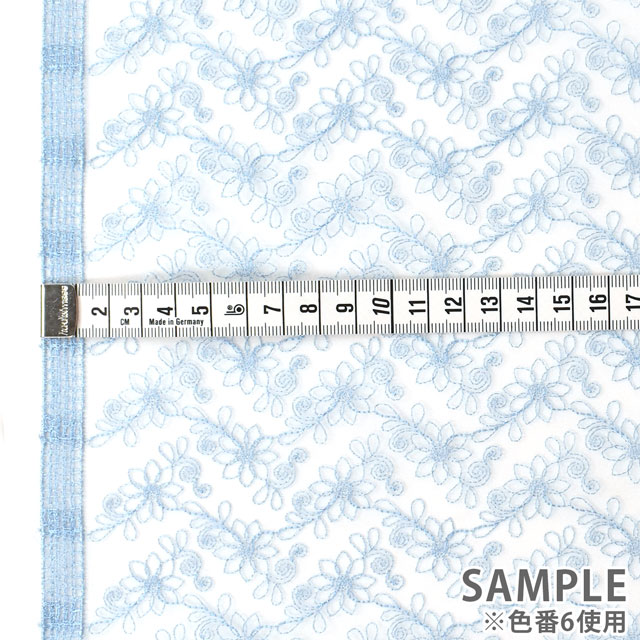 生地 オーガンジーレース 小花柄(OE9506) 4.ベージュ 10Aa01_