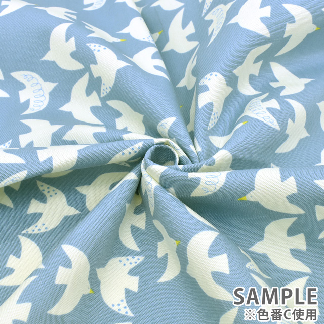 生地 onneLa-オンネラ- バード/オックス(ON10345S) A.グレー 99Zz99_