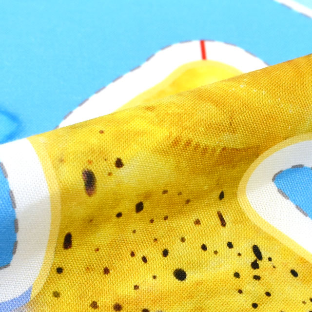 パネル販売生地 デジタルプリント ゆかいな水の仲間たち/シーチング コイ 009Ae99_