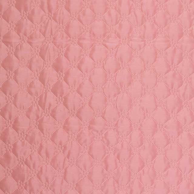 生地 ポリエステル立体キルト ハナ柄/キルティング 幅130cm×長さ50cm 1枚入り(Q9504-05-1) 3B.ピンク 15Yy88_