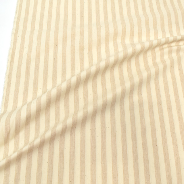 生地 オーガニックコットン 太ストライプ(R0529) H3.太ストライプ 09Bo33_