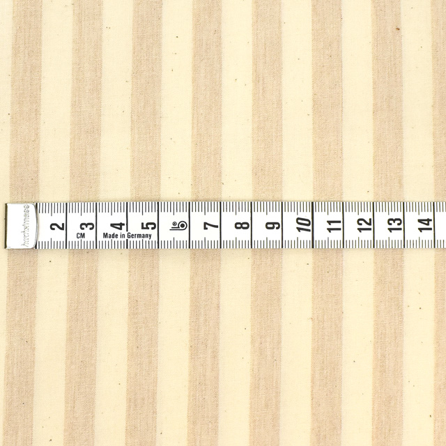 生地 オーガニックコットン 太ストライプ(R0529) H3.太ストライプ 09Bo33_