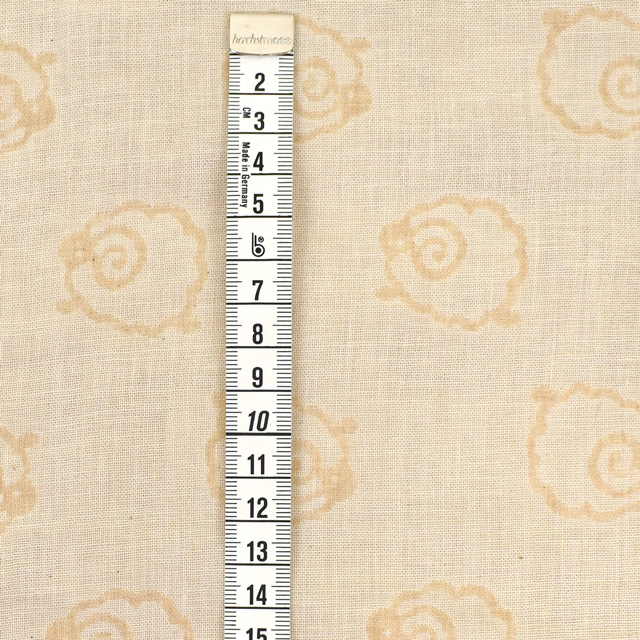 生地 オーガニックコットン ダブルガーゼ(R0529) J3.ヒツジ 09Bo33_