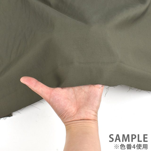 生地 プラット・エアーイン R/Cツイル(RN5021) 4.カーキグリーン 09Cq39_