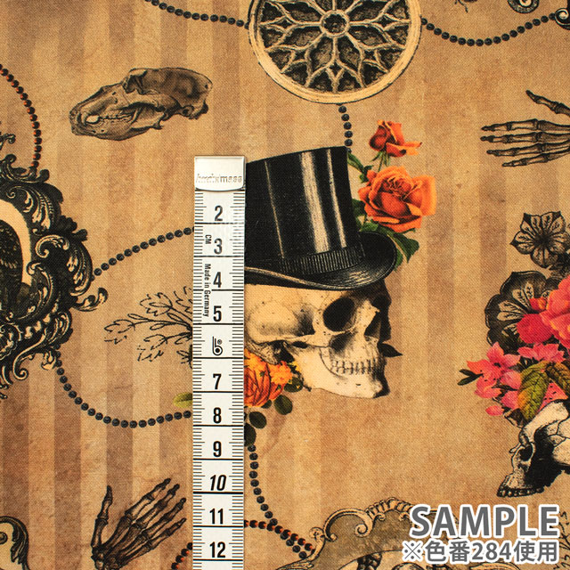 生地 ROBERT KAUFMAN-ロバートカウフマン- Dreadful Delights ドレッドフル・デライツ パンクスカル/シーチング(22475) 252.パープル 99Zz99_