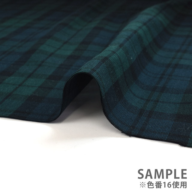 生地 ダブルガーゼ チェック(S53890OK) 18.ブラック×ホワイト系 99Zz99_