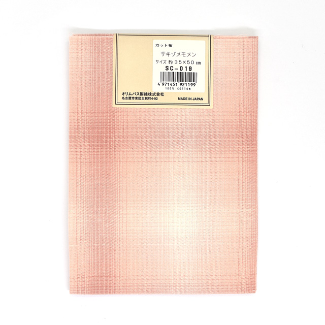 カットクロス オリムパス sakizomemomen グラデーションチェック SC-019.ピンク 09Ad99_