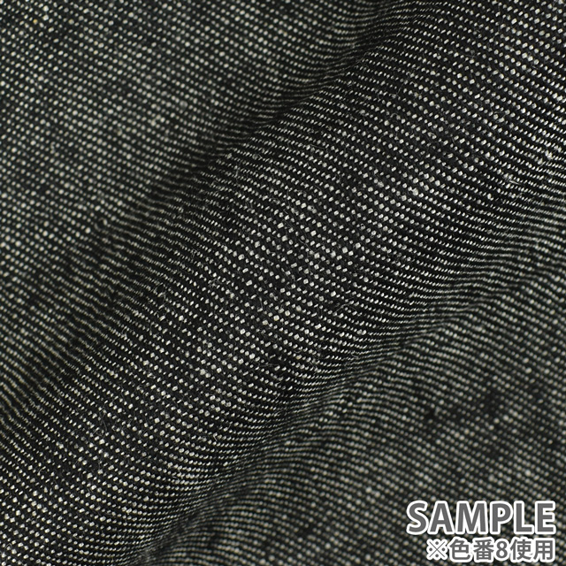 生地 スーパーヘビーリネンツイル(SBY70740) 7.紺×生成 99Zz99_