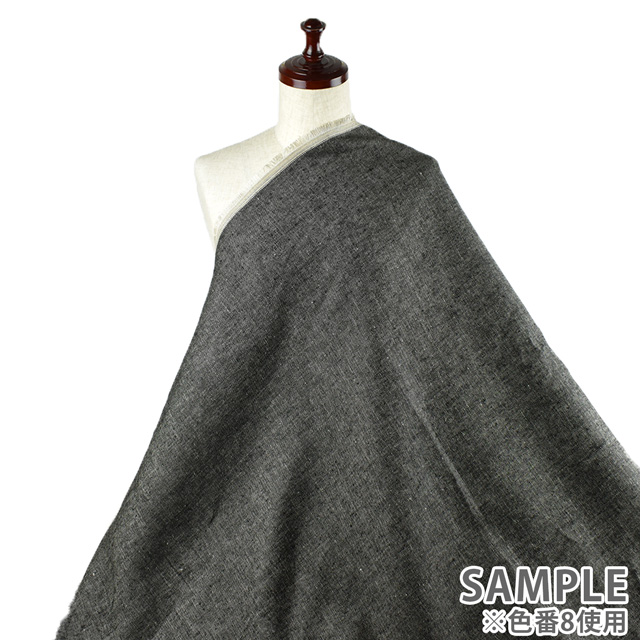 生地 スーパーヘビーリネンツイル(SBY70740) 7.紺×生成 99Zz99_