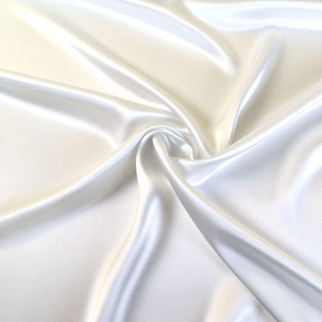 生地 20匁シルククレープサテン KW.白 10Bg11_