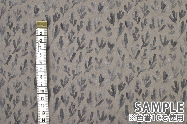 生地 sketch-スケッチ- see glass/60ローン(EKX18-410) 1C.ベージュ×ダークグレー系 99Zz99_
