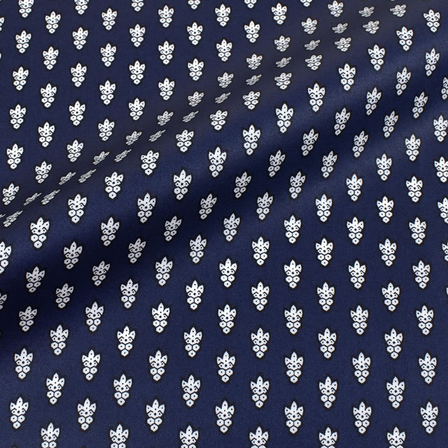 生地 SOULEIADO-ソレイアード- ラミネート ラ・プティット・ムーシュ 約108cm×50cm 1枚(SLFRK) 14B.ネイビー 09Bp34j