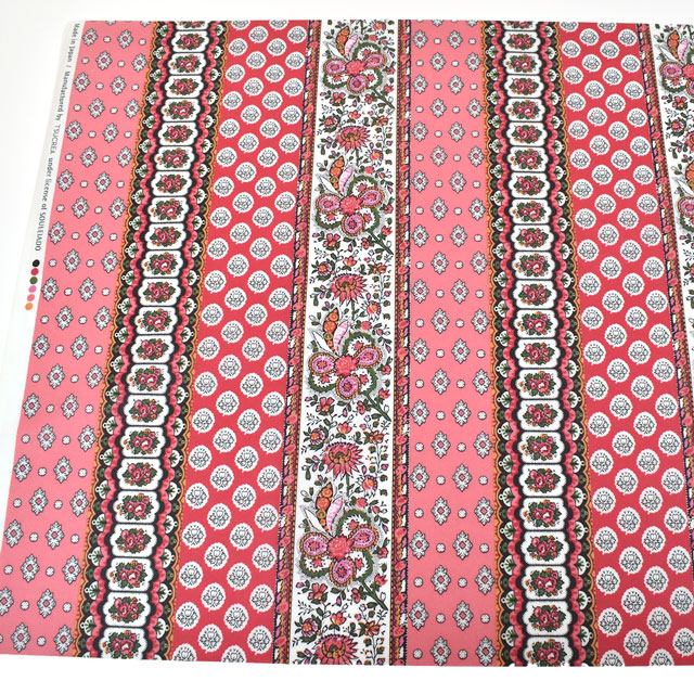 生地 SOULEIADO-ソレイアード- ラミネート バンド プロヴァンサル 約108cm×50cm 1枚(SLFRK) 68A.ローズ 09Bp34j