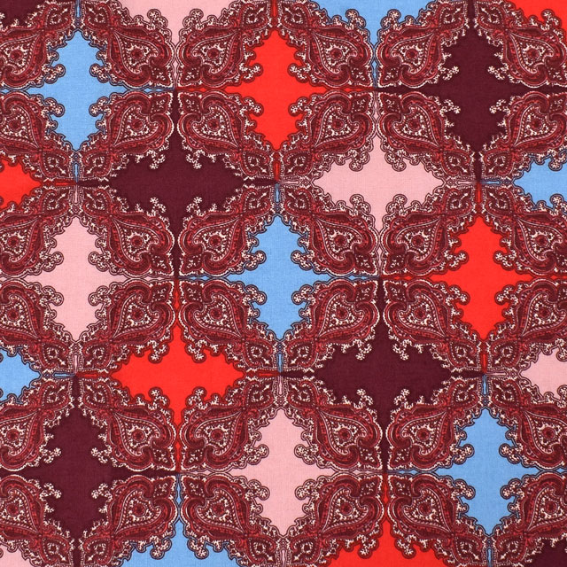 生地 SOULEIADO-ソレイアード- シーチング ヴィトライユ(SLF) 72A.ガーネット 09Ac04j