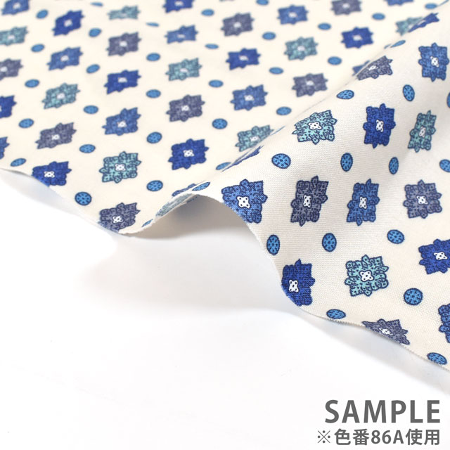 生地 SOULEIADO-ソレイアード- ヴィンテージフィール プティット・メルベイユ(SLFCV) 86B.オパールグリーン 09Ac04j