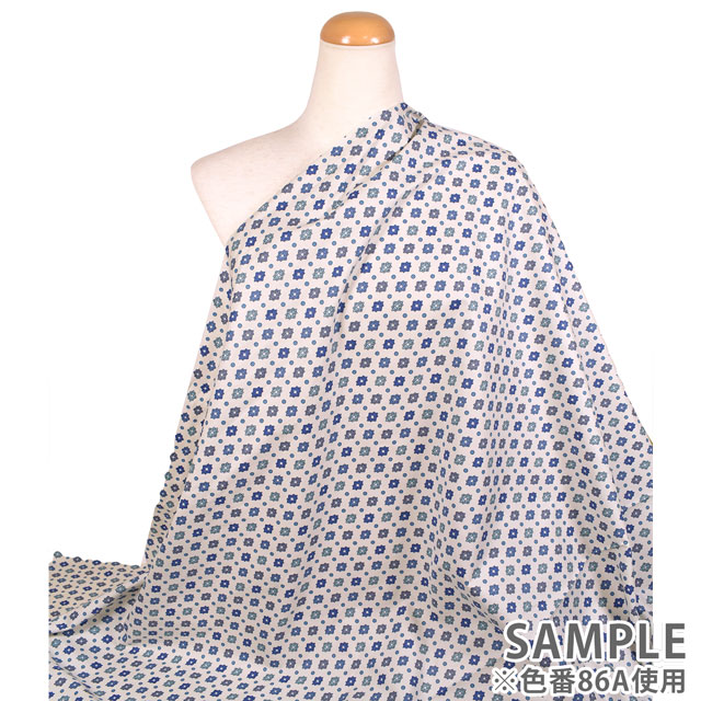 生地 SOULEIADO-ソレイアード- ヴィンテージフィール プティット・メルベイユ(SLFCV) 86B.オパールグリーン 09Ac04j