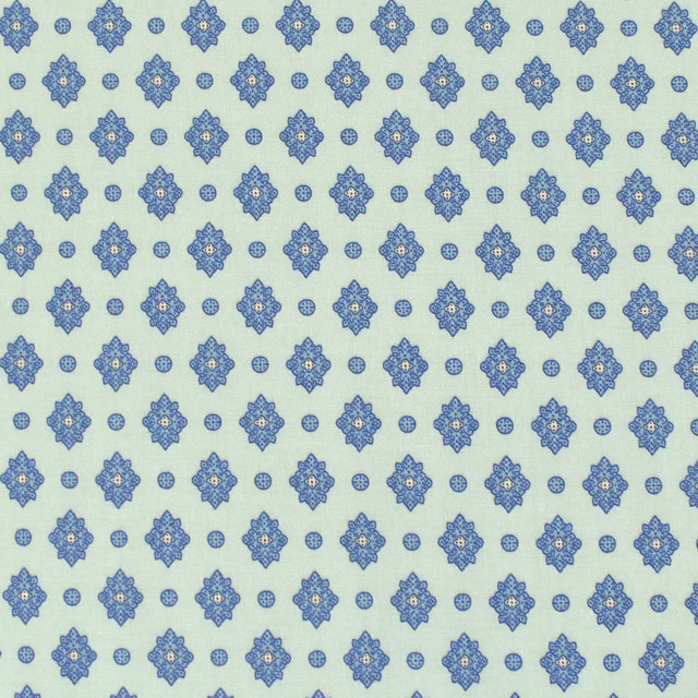 生地 SOULEIADO-ソレイアード- ヴィンテージフィール プティット・メルベイユ(SLFCV) 86B.オパールグリーン 09Ac04j