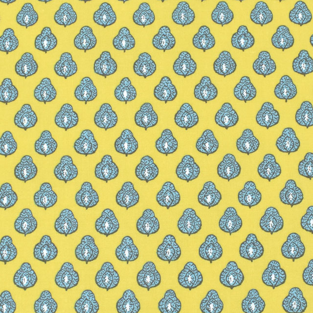 生地 SOULEIADO-ソレイアード- ヴィンテージフィール インディアナ(SLFCV) 87A.カスタード 09Ac04j