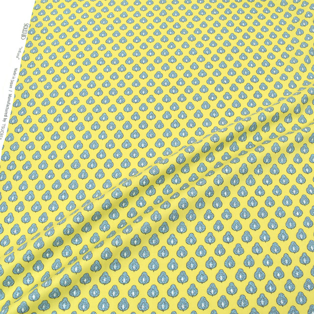 生地 SOULEIADO-ソレイアード- ヴィンテージフィール インディアナ(SLFCV) 87A.カスタード 09Ac04j