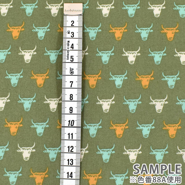 生地 SOULEIADO-ソレイアード- ヴィンテージフィール ミニ・トロ(SLFCV) 88A.ピスタチオ 09Ac04j