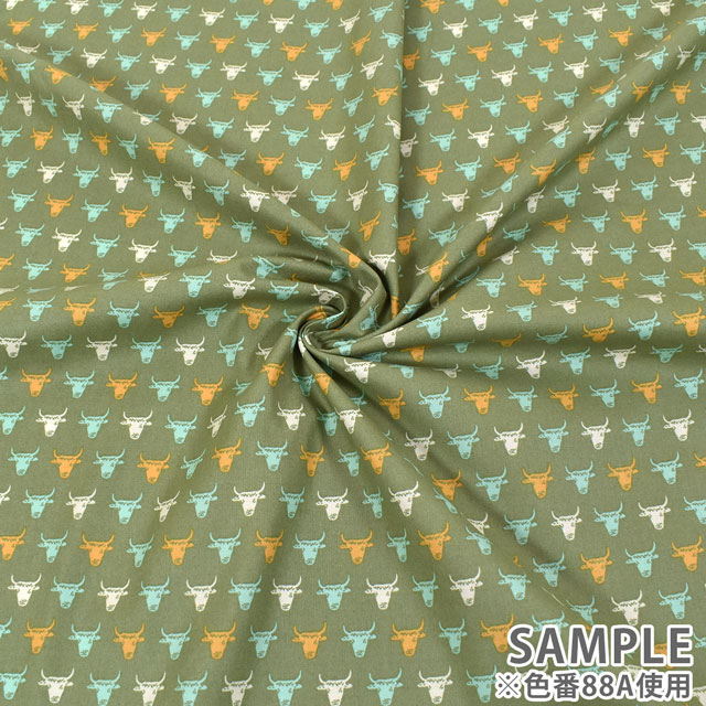 生地 SOULEIADO-ソレイアード- ヴィンテージフィール ミニ・トロ(SLFCV) 88A.ピスタチオ 09Ac04j