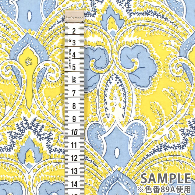 生地 SOULEIADO-ソレイアード- ヴィンテージフィール オリアン(SLFCV) 89C.ロイヤルブルー 09Ac04j