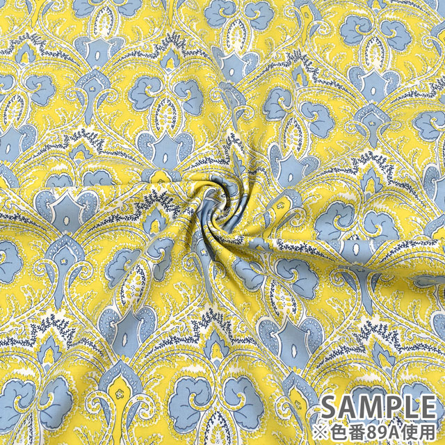 生地 SOULEIADO-ソレイアード- ヴィンテージフィール オリアン(SLFCV) 89C.ロイヤルブルー 09Ac04j