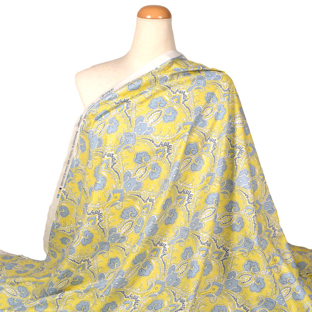 生地 SOULEIADO-ソレイアード- ヴィンテージフィール オリアン(SLFCV) 89C.ロイヤルブルー 09Ac04j