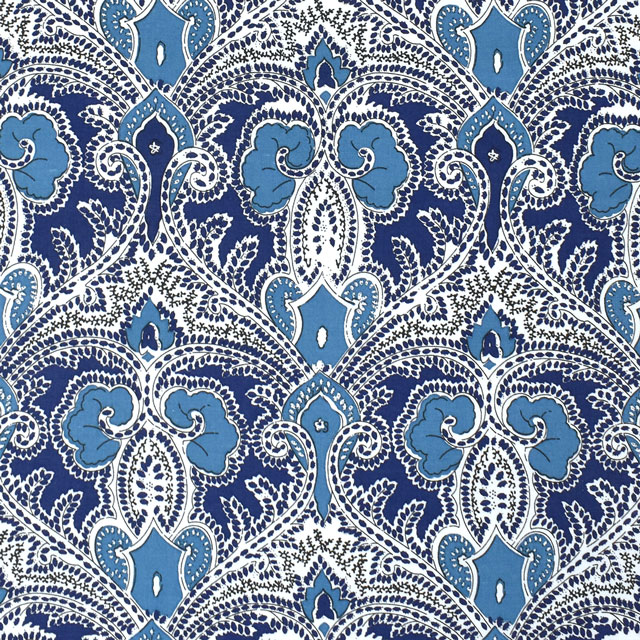 生地 SOULEIADO-ソレイアード- ヴィンテージフィール オリアン(SLFCV) 89C.ロイヤルブルー 09Ac04j