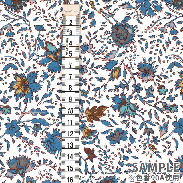 生地 SOULEIADO-ソレイアード- ヴィンテージフィール ミル・フルール(SLFCV) 90A.アンティークホワイト 09Ac04j