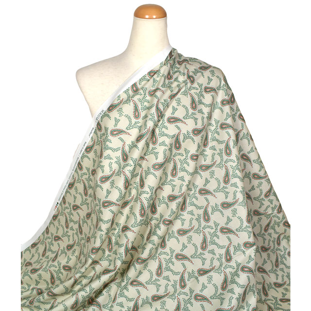 生地 SOULEIADO-ソレイアード- ヴィンテージフィール ブルボン(SLFCV) 91A.サンドベージュ 09Ac04j