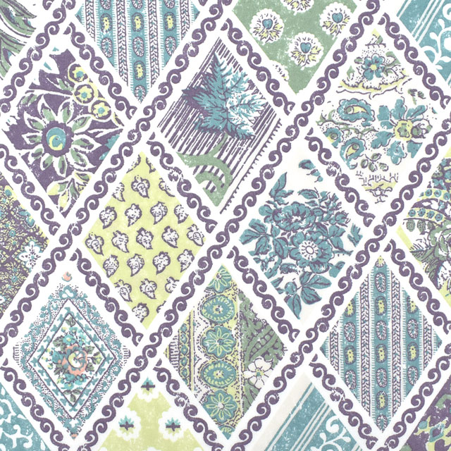 生地 SOULEIADO-ソレイアード- シーチング ボー・ドゥ・プロヴァンス(SLF) 73D.アーモンドグリーン 09Ac04j