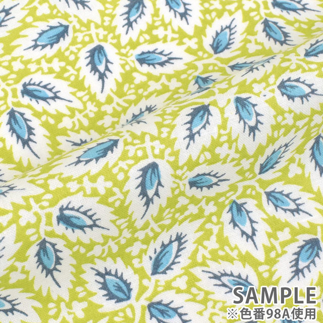 生地 SOULEIADO-ソレイアード- ヴィンテージフィール ミルフィーユ(SLFCV) 98B.フォレストグリーン 09Ac04j