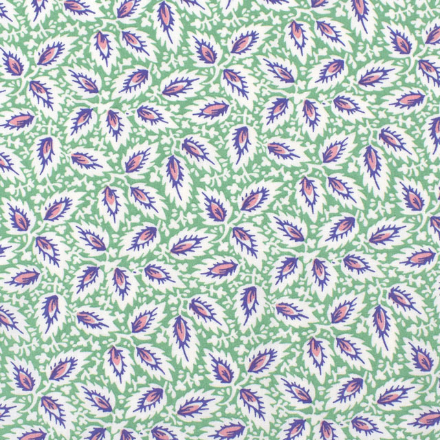 生地 SOULEIADO-ソレイアード- ヴィンテージフィール ミルフィーユ(SLFCV) 98B.フォレストグリーン 09Ac04j