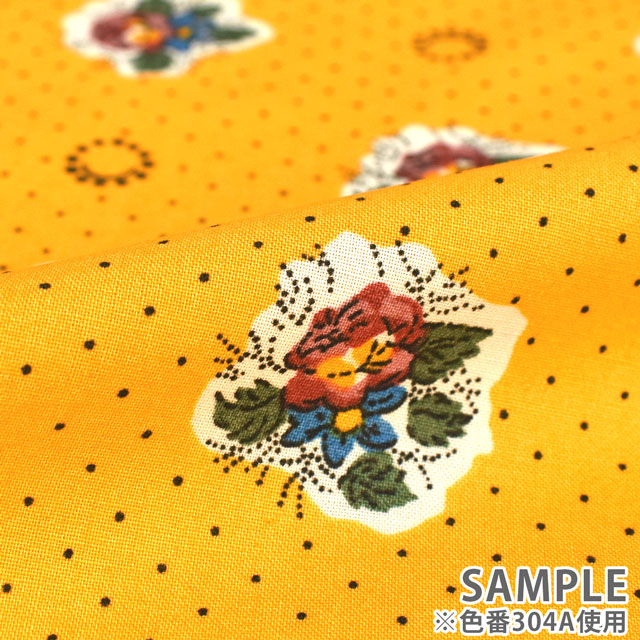 生地 SOULEIADO-ソレイアード- シーチング ル・プランタン(SLF) 304B.ジャスパーレッド 09Ac04j