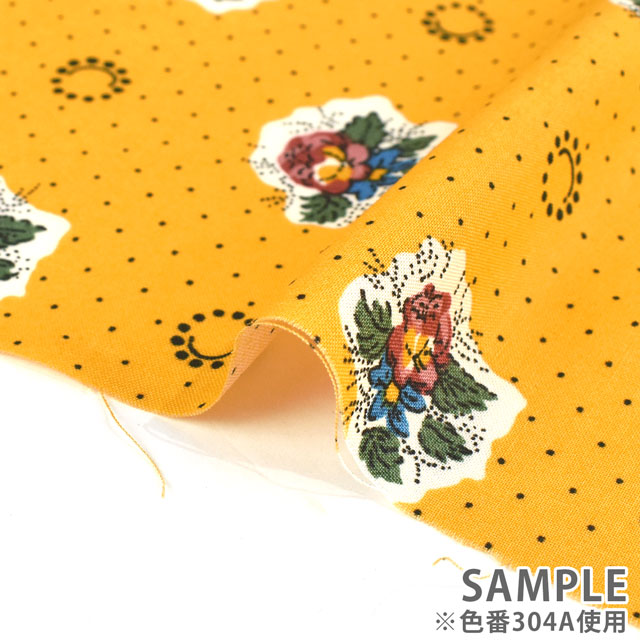 生地 SOULEIADO-ソレイアード- シーチング ル・プランタン(SLF) 304B.ジャスパーレッド 09Ac04j