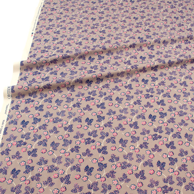 生地 SOULEIADO-ソレイアード- ヴィンテージフィール サポネ(SLFCV) 111A.ローズグレー 09Ac04j