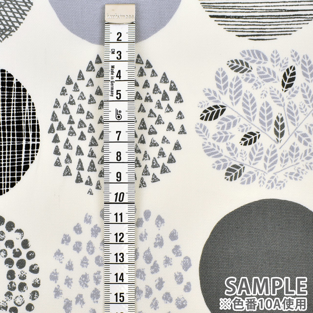 生地 シンプルランド オックス 大(SP1860) 10B.オフホワイト地×グリーン系 09Ae99_