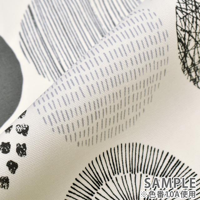 生地 シンプルランド オックス 大(SP1860) 10B.オフホワイト地×グリーン系 09Ae99_