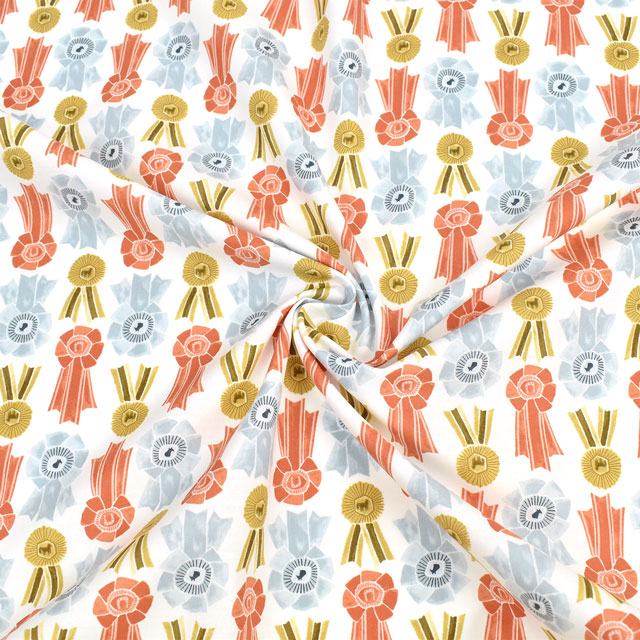 生地 dear STELLA-ディアステラ- プライズ・リボン/シーチング(STELLA-SRR1696) WHITE 09Ac05_