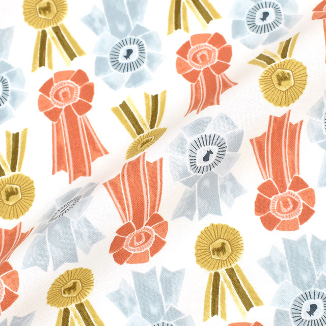 生地 dear STELLA-ディアステラ- プライズ・リボン/シーチング(STELLA-SRR1696) WHITE 09Ac05_