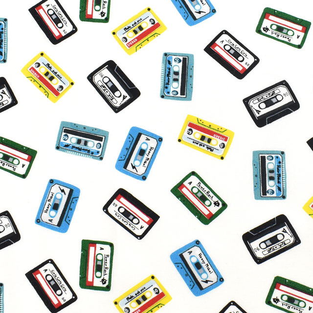 生地 dear STELLA-ディアステラ- カセット・テープ・ミックス/シーチング(STELLA-1709) WHITE 09Ac05_