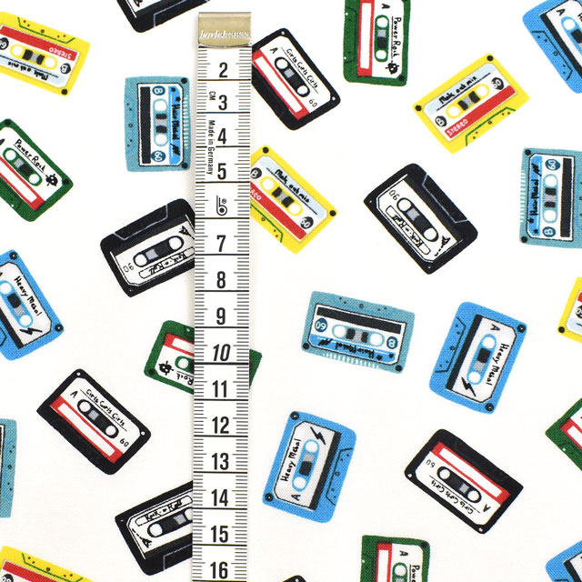 生地 dear STELLA-ディアステラ- カセット・テープ・ミックス/シーチング(STELLA-1709) WHITE 09Ac05_