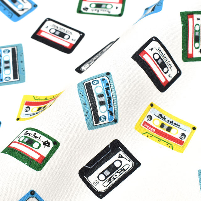 生地 dear STELLA-ディアステラ- カセット・テープ・ミックス/シーチング(STELLA-1709) WHITE 09Ac05_