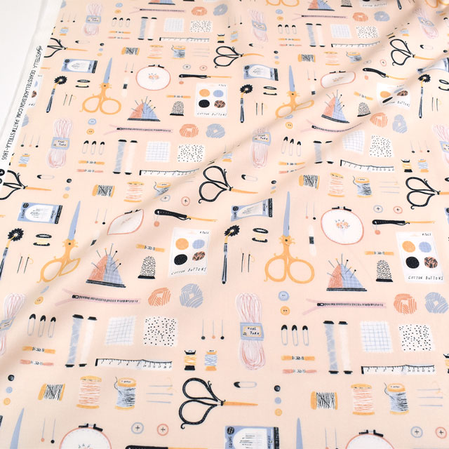 生地 dear STELLA-ディアステラ- ソウ・オン&ソウ・フォース/シーチング(STELLA-1805) MARZIPAN 09Ac05_