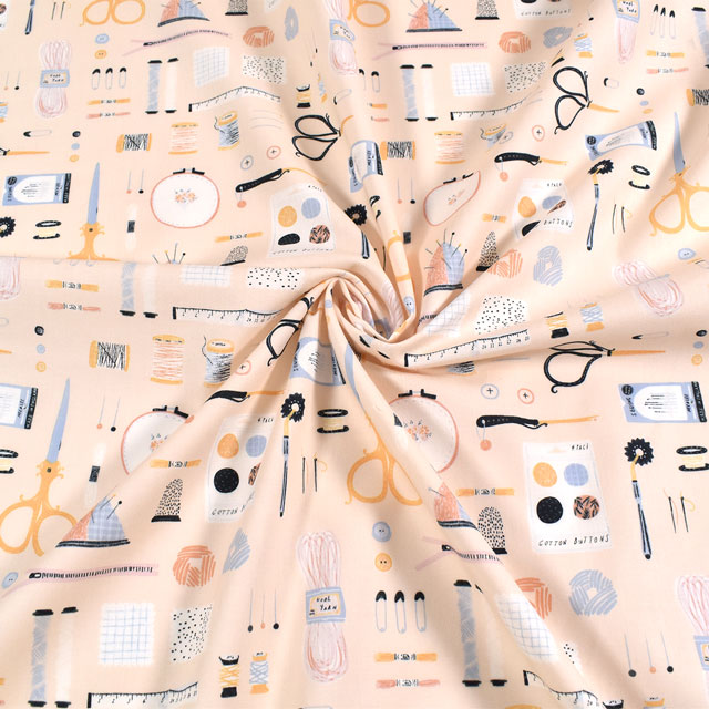 生地 dear STELLA-ディアステラ- ソウ・オン&ソウ・フォース/シーチング(STELLA-1805) MARZIPAN 09Ac05_