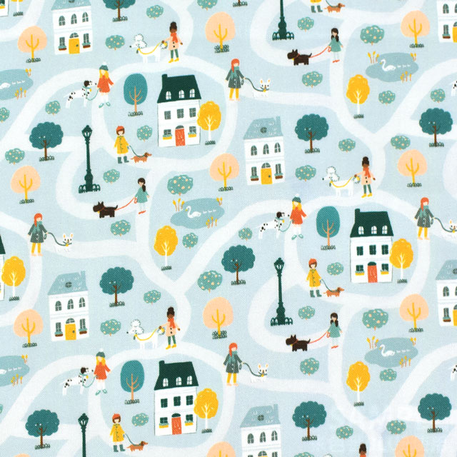 生地 dear STELLA-ディアステラ- ドッグ・ウォーカーズ/シーチング(STELLA-DCJ1991) MULTI 09Ac05_