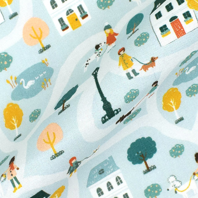 生地 dear STELLA-ディアステラ- ドッグ・ウォーカーズ/シーチング(STELLA-DCJ1991) MULTI 09Ac05_