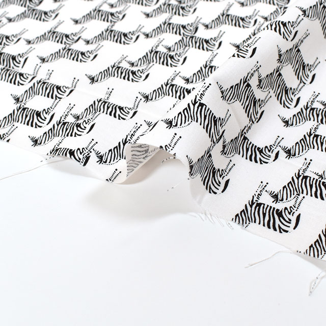 生地 dear STELLA-ディアステラ- ゼブラ/シーチング(STELLA-WG1980) WHITE 09Ac05_