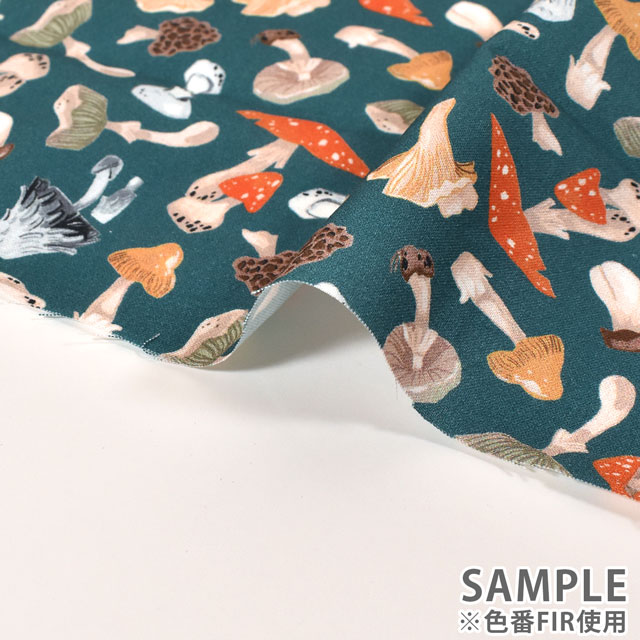 生地 dear STELLA-ディアステラ- トスド・マッシュルームス/シーチング(STELLA-DRR1931) CASHEW 09Ac05_